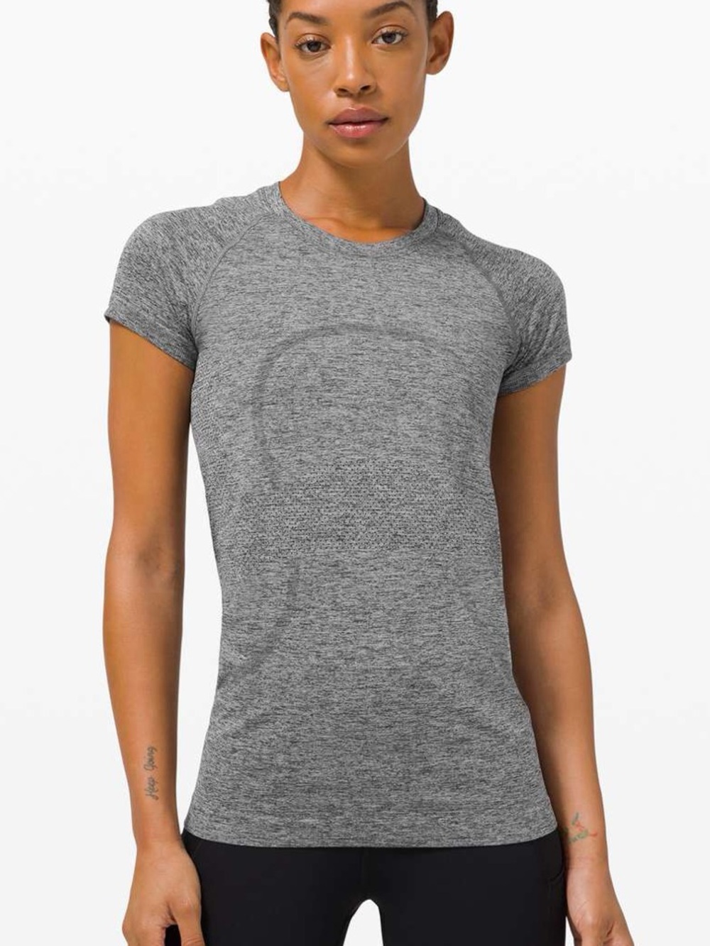 Lululemon Swiftly Tech Short Sleeve 2.0 In Grey Size 10